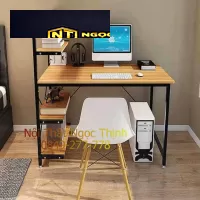 Xưởng Nội Thất Ngọc Thịnh - Bàn làm việc văn phòng chân sắt mặt gỗ công nghiệp giá rẻ